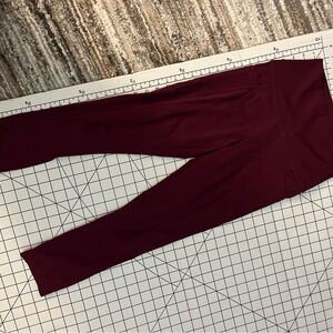 Stylish Burgundy Leggings